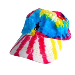 Polo Ralph Lauren Men's Tie-Dye Cotton Chino Adjustable Unisex cap